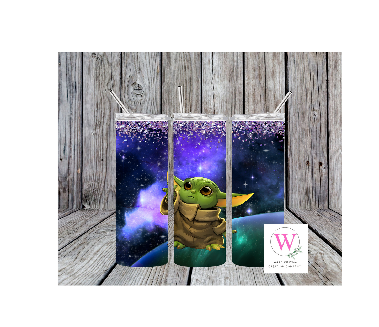 yoda Galaxy tumbler