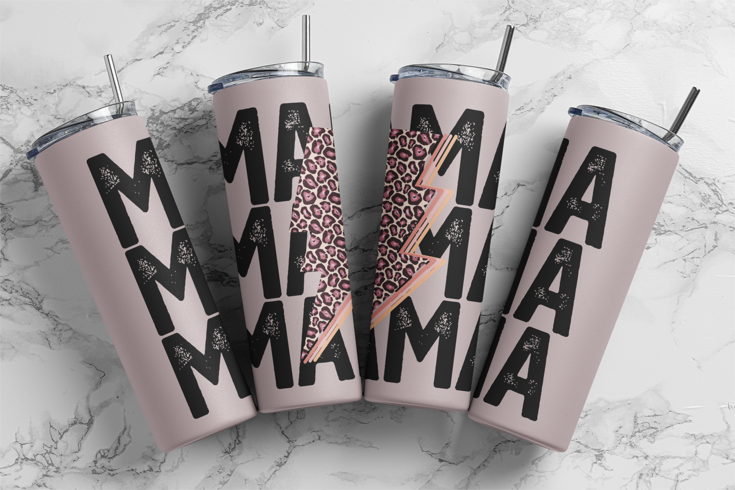 Mama Lightening Bolt Tumbler