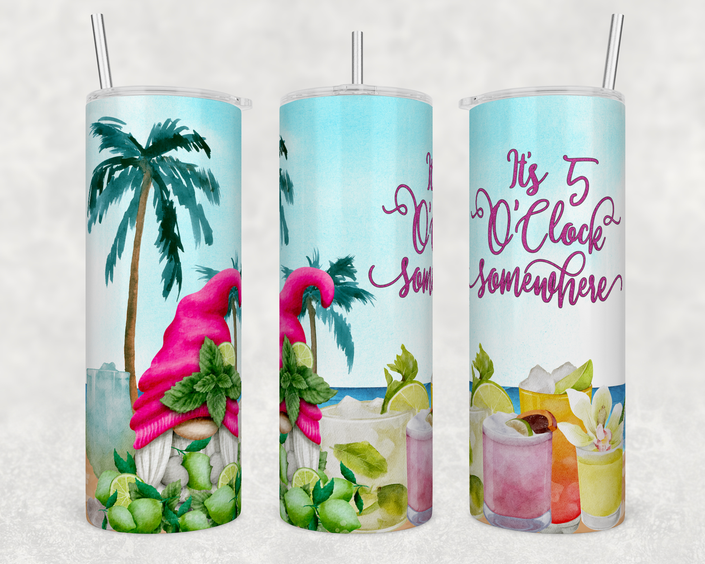 5 o'clock somewhere tumbler